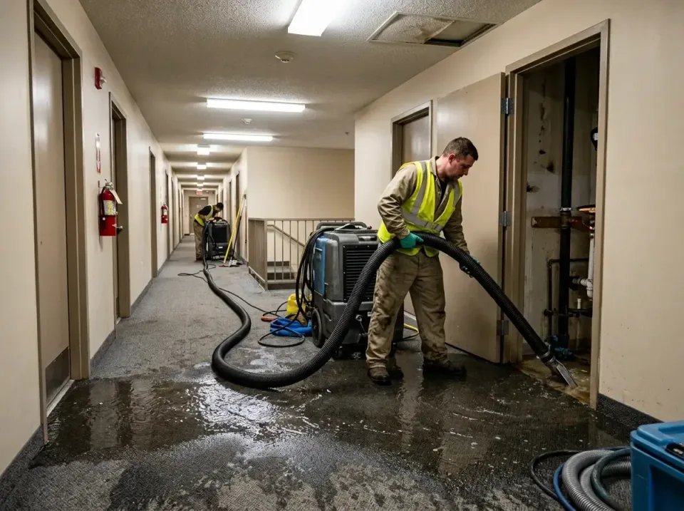 multi-unit-apartment-hallway-f-005 — frequently asked questions, Emergency Burst Pipe Water Extraction & Removal in West Des…